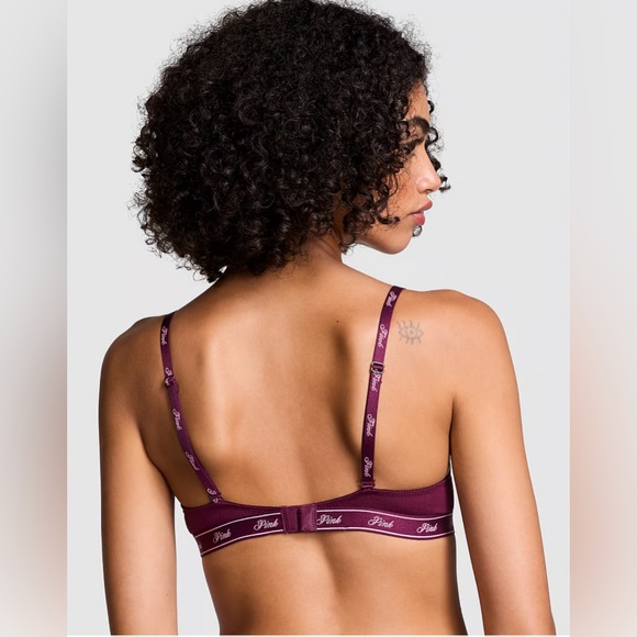 PINK Victoria’s Secret NWT NEW logo wear everywhere push-up bra 34C - Picture 14 of 15
